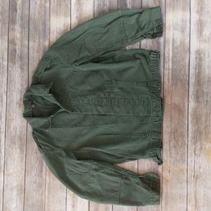 VTG 70's Swedish Military FV52 Army Green Bomber Jacket